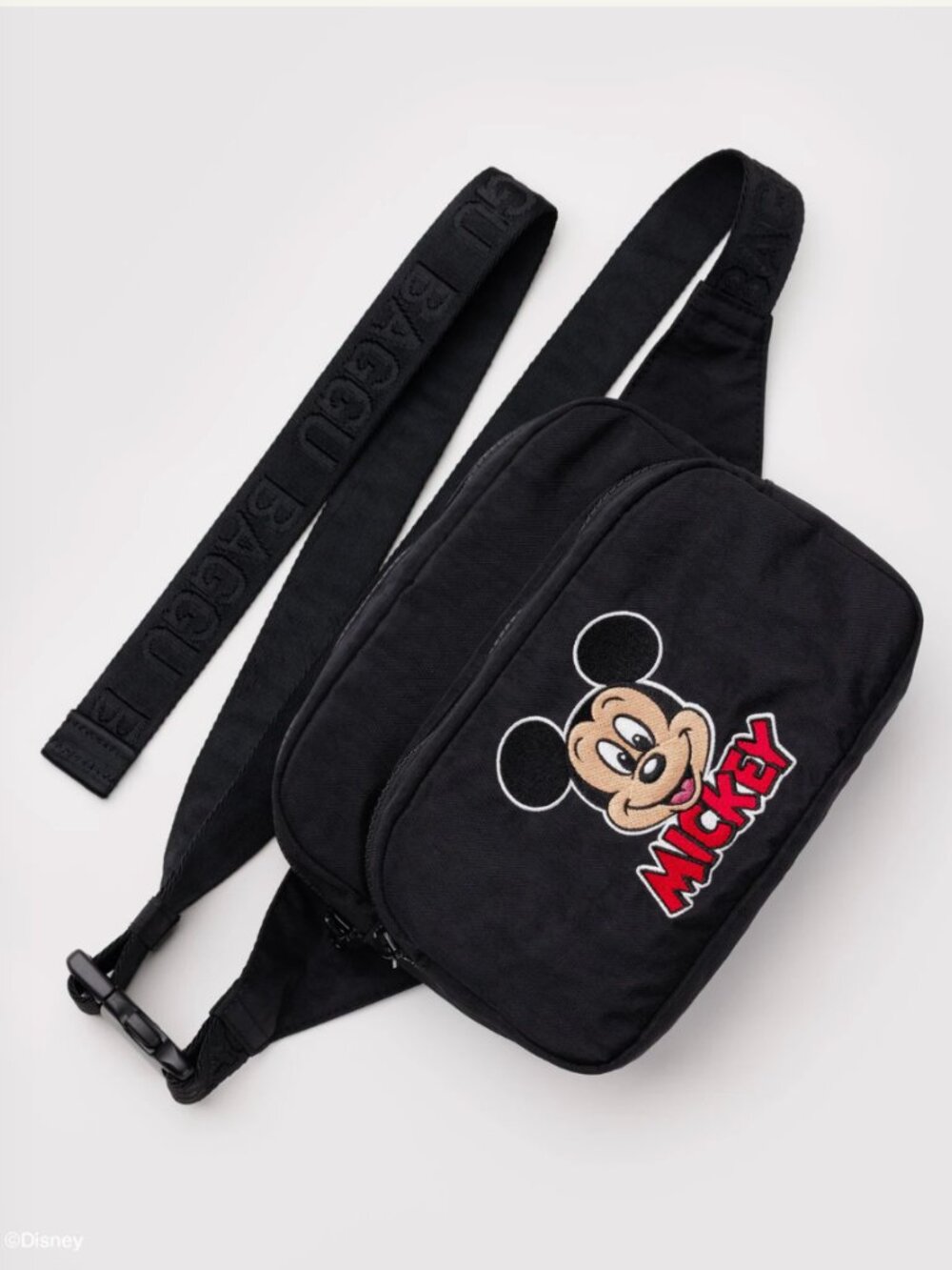 NWT BAGGU Embroidered Mickey Mouse Club Fanny Pack